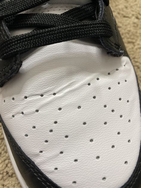 nike dunk toe box crease|nike shoe creases removal.